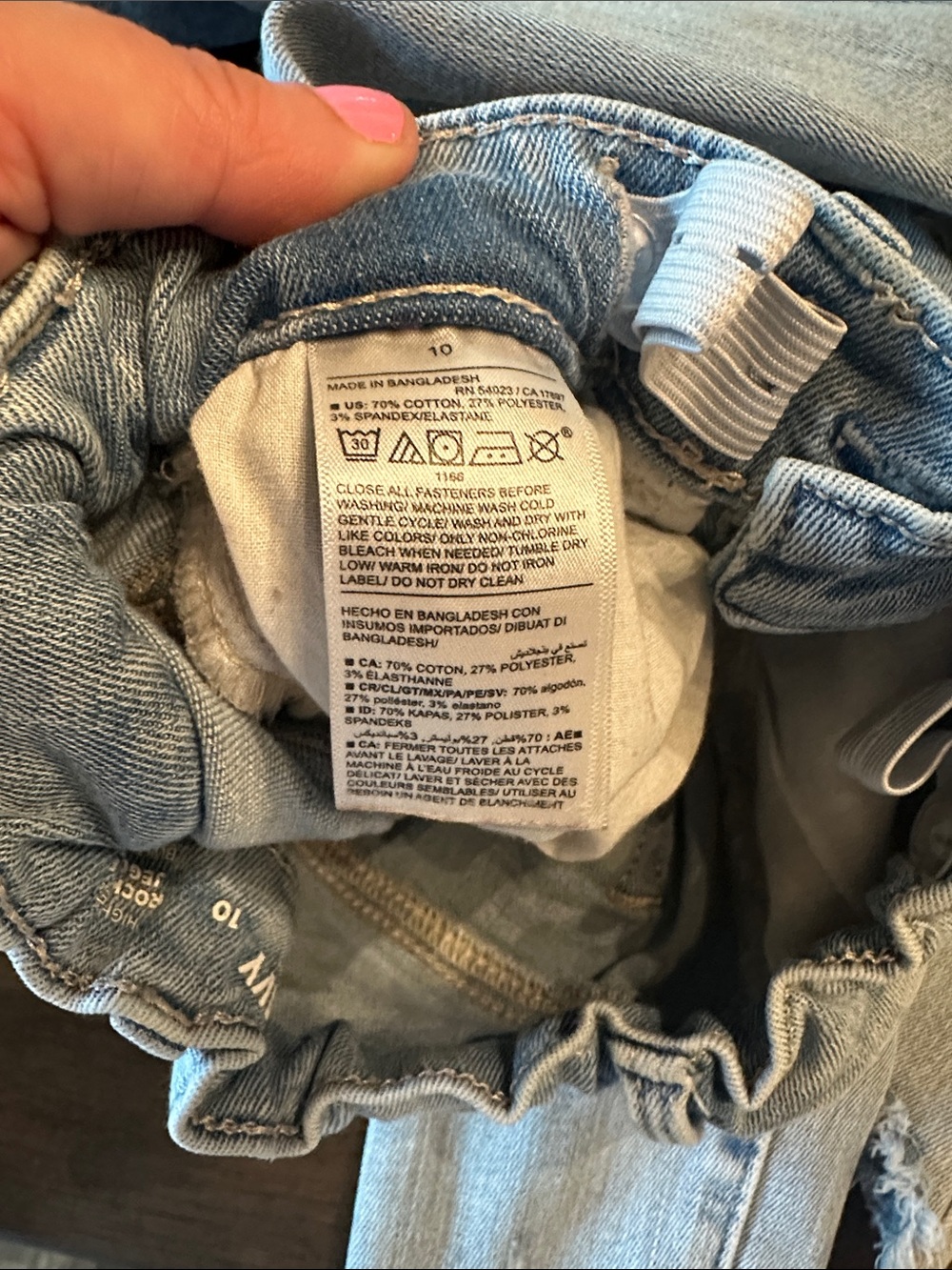 Old Navy Light Blue High-Rise Rockstar Jeggings Size 10 - Picture 9 of 9